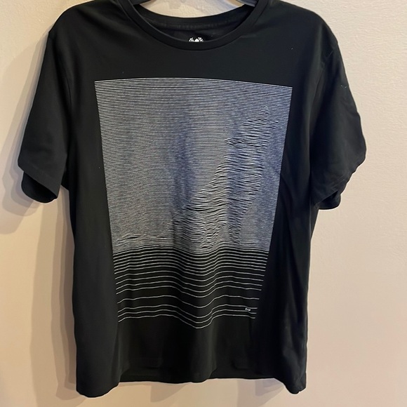 Express MENS WOLF 3D print tee shirt short sleeve blank white geometric size L - Picture 4 of 9